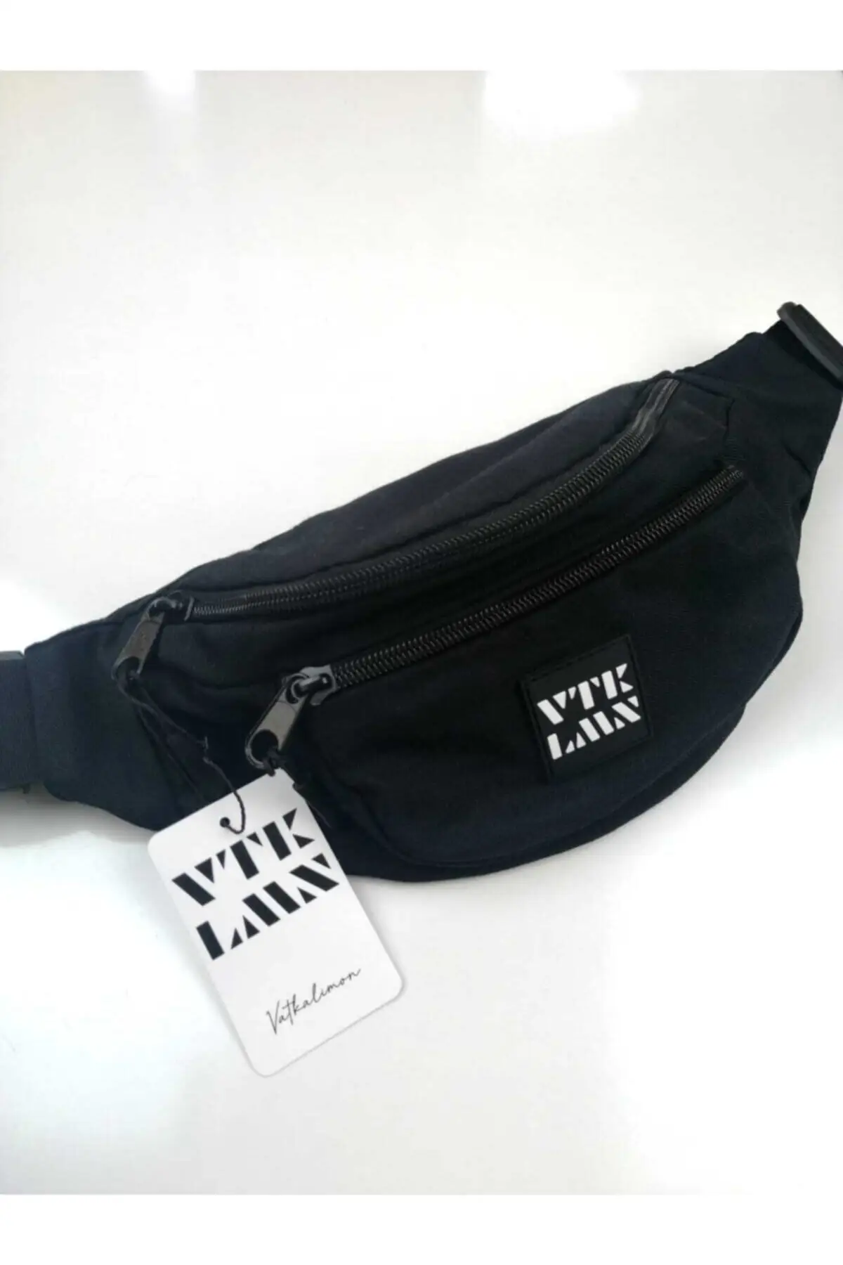 Unisex Black Color Shoulder And Waist Bag 
Unisex Black Color Shoulder And Waist Bag