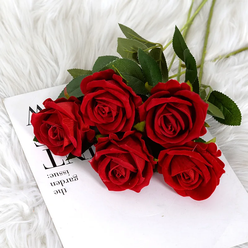 10 Pcs Multi-color Optional Simulation Flannel Rose Decoration Wedding Supplies Artificial Flower Ornaments Valentine's Day Gift
10 Pcs Multi-color Optional Simulation Flannel Rose Decoration Wedding Supplies Artificial Flower Ornaments Valentine's Day Gift