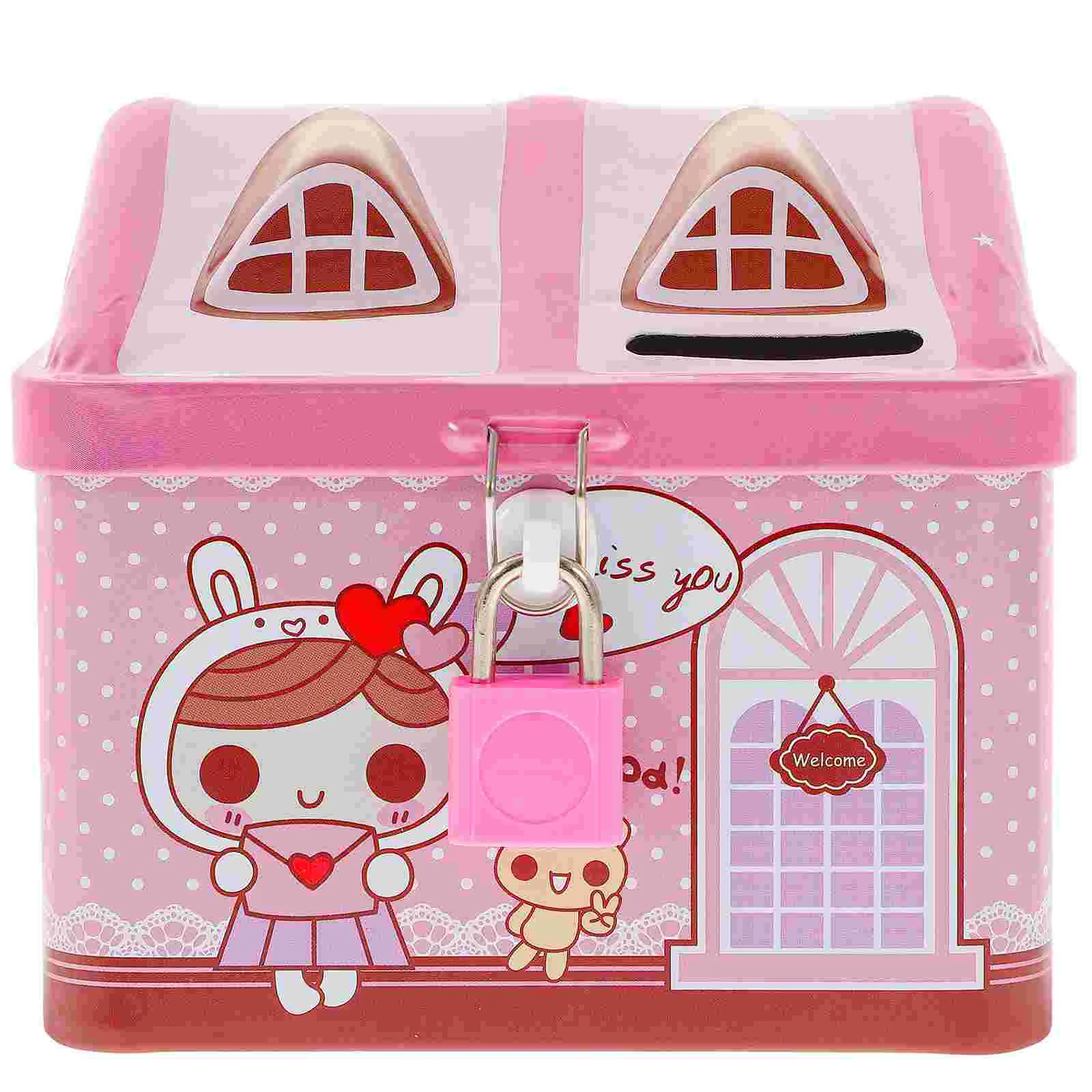 Vintage Decor Home Supplies Decoration Piggy Bank Toy Metal Girl Banks Kids Savings Can Lock
Vintage Decor Home Supplies Decoration Piggy Bank Toy Metal Girl Banks Kids Savings Can Lock