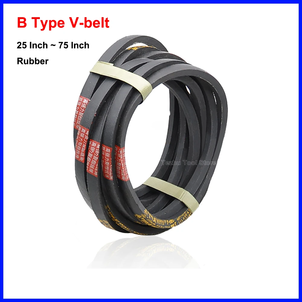 1PCS B Section Type V-belt B-25 Inch ~ B-75 Inch Triangle Belt For Industrial Agricultural Equipment Transmission Parts
1PCS B Section Type V-belt B-25 Inch ~ B-75 Inch Triangle Belt For Industrial Agricultural Equipment Transmission Parts