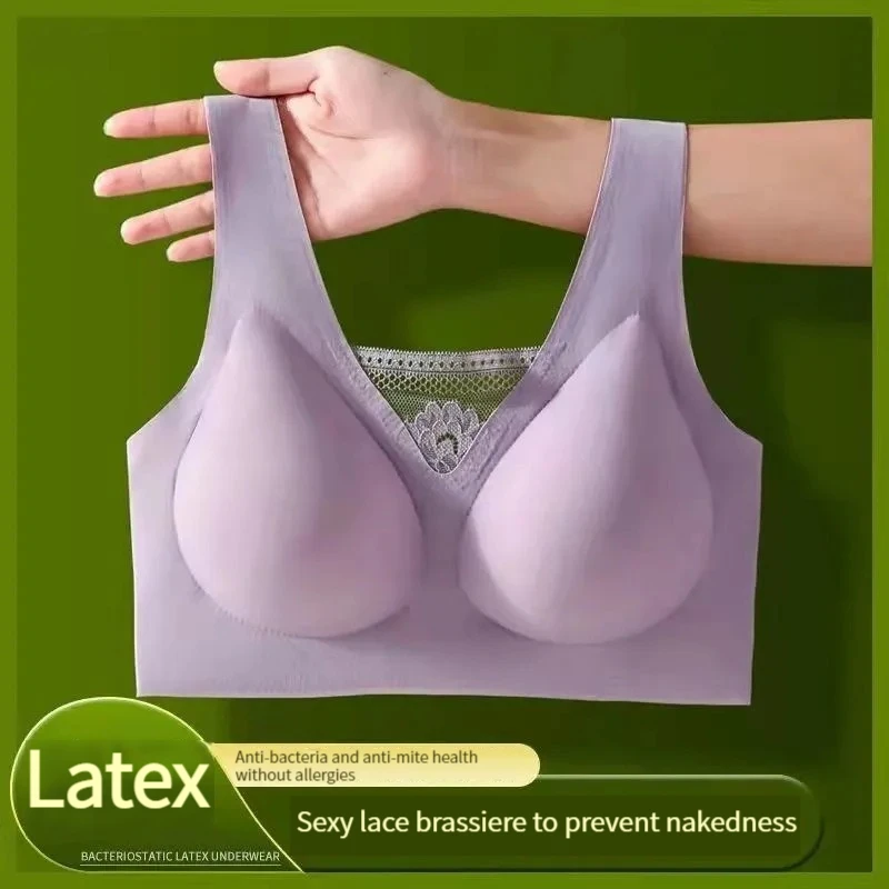 New Seamless Sexy Women's Underwear One Piece Ice Silk Top Lingerie Comfortable Gathering Tank Tops Bra Without Steel Ring Mujer
New Seamless Sexy Women's Underwear One Piece Ice Silk Top Lingerie Comfortable Gathering Tank Tops Bra Without Steel Ring Mujer