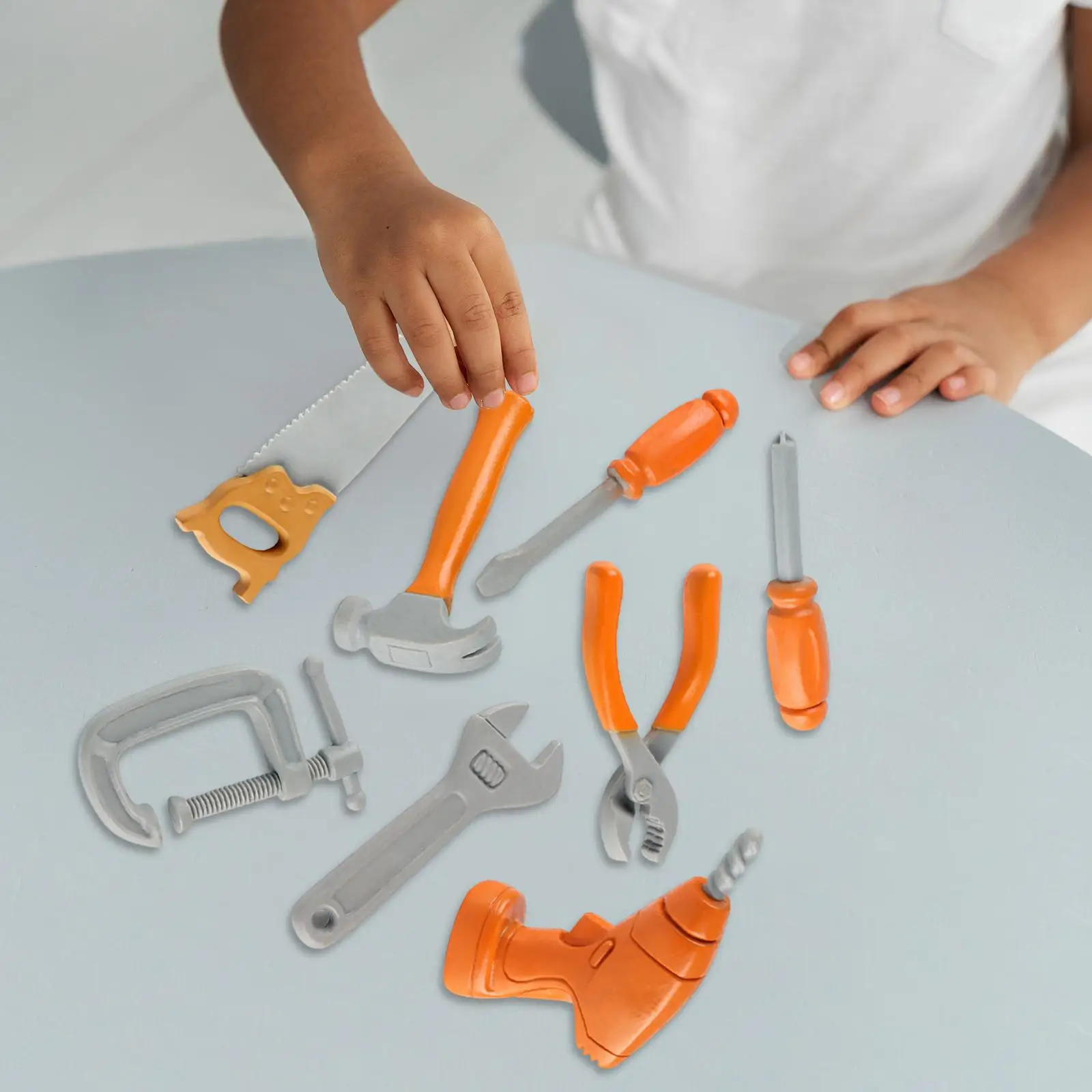 8x Kids Play Tool Set Screwdriver, Wrench,Saw and Plier Set Workshop Toy Tools for Birthday Gift Party Toys Boys Girls Preschool
8x Kids Play Tool Set Screwdriver, Wrench,Saw and Plier Set Workshop Toy Tools for Birthday Gift Party Toys Boys Girls Preschool