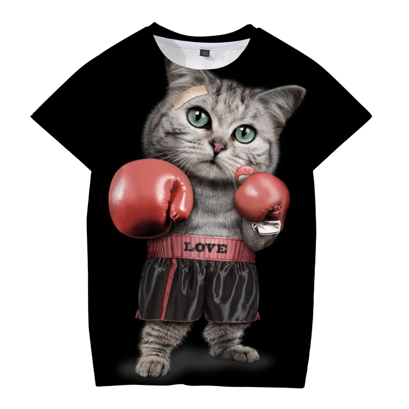 T-Shirt Fashion Clothing Animal Summer New Boxing Cat 3DT Shirt Harajuku Shirt Short Sleeve T-Shirt Clothing
T-Shirt Fashion Clothing Animal Summer New Boxing Cat 3DT Shirt Harajuku Shirt Short Sleeve T-Shirt Clothing