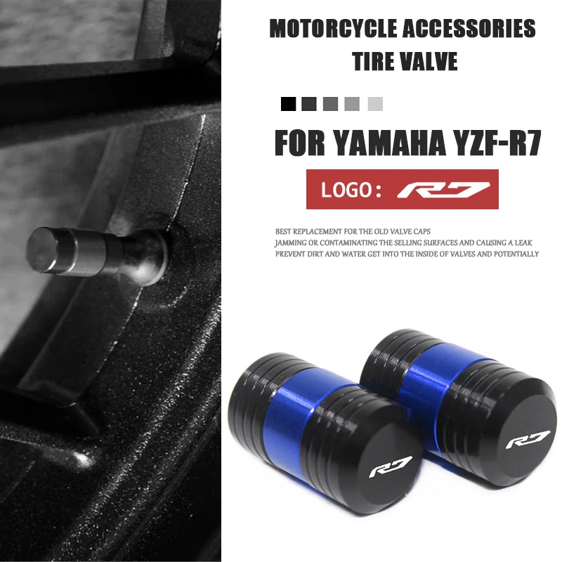 Motorcycle Accessorie Wheel Tire Valve Stem Caps CNC Airtight Covers For YAMAHA YZF R7 2021 2022 YZFR7 YZF-R7
Motorcycle Accessorie Wheel Tire Valve Stem Caps CNC Airtight Covers For YAMAHA YZF R7 2021 2022 YZFR7 YZF-R7