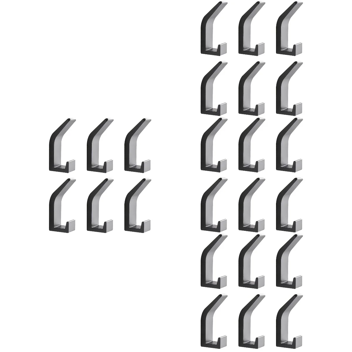 24 pcs Wall Mounted Wall Hooks Hanging Coat Towel Hooks Heavy Duty Aluminum Hooks
24 pcs Wall Mounted Wall Hooks Hanging Coat Towel Hooks Heavy Duty Aluminum Hooks