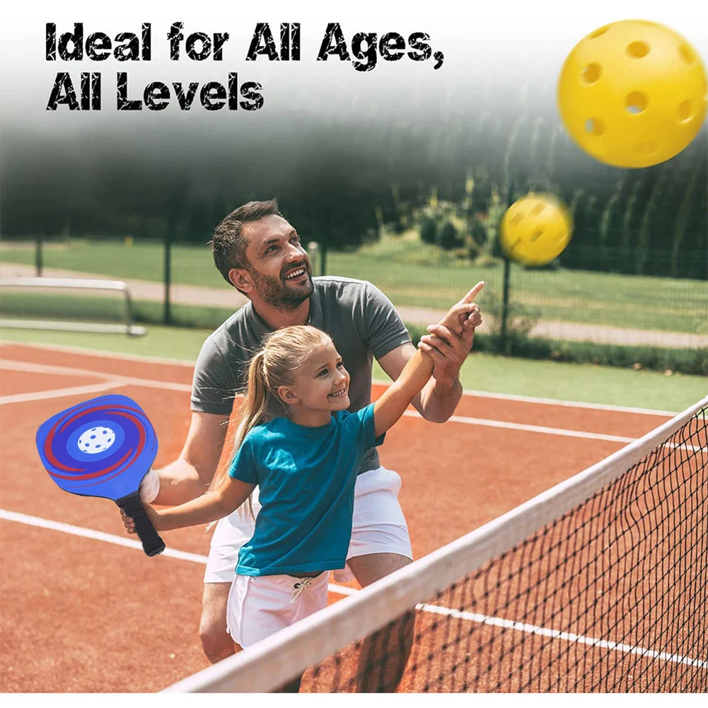 Pickleball Paddle Set with 4 Balls Lightweight Pickleball Rackets Durable Comfort Handle Wear-Resistant for Competition Training
Pickleball Paddle Set with 4 Balls Lightweight Pickleball Rackets Durable Comfort Handle Wear-Resistant for Competition Training