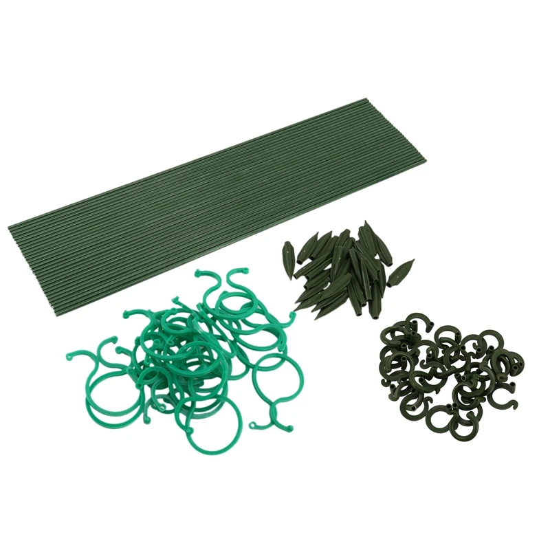 30Pcs Garden Single Stem Plant Support Stake With 20 Pcs Plant Cage Support Rings Flower Support Stakes For Tomatoes
30Pcs Garden Single Stem Plant Support Stake With 20 Pcs Plant Cage Support Rings Flower Support Stakes For Tomatoes