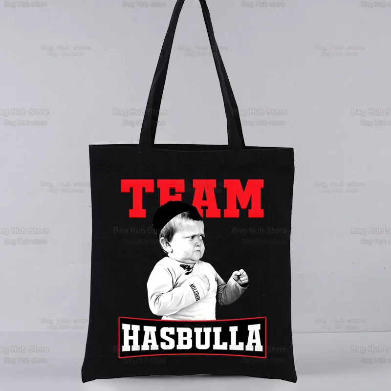 Hasbulla Fighting Shopping Black Bags Canvas Tote Bag Meme Mini Blogger Reusable Cloth Bag Handbag Shoulder Bags Custom
Hasbulla Fighting Shopping Black Bags Canvas Tote Bag Meme Mini Blogger Reusable Cloth Bag Handbag Shoulder Bags Custom