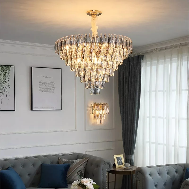 New Modern Led Chandelier for Living Room Dining Room Decoration Bedroom Round/Rectangle Kitchen Indoor Lighting Smoky Gray Lamp
New Modern Led Chandelier for Living Room Dining Room Decoration Bedroom Round/Rectangle Kitchen Indoor Lighting Smoky Gray Lamp