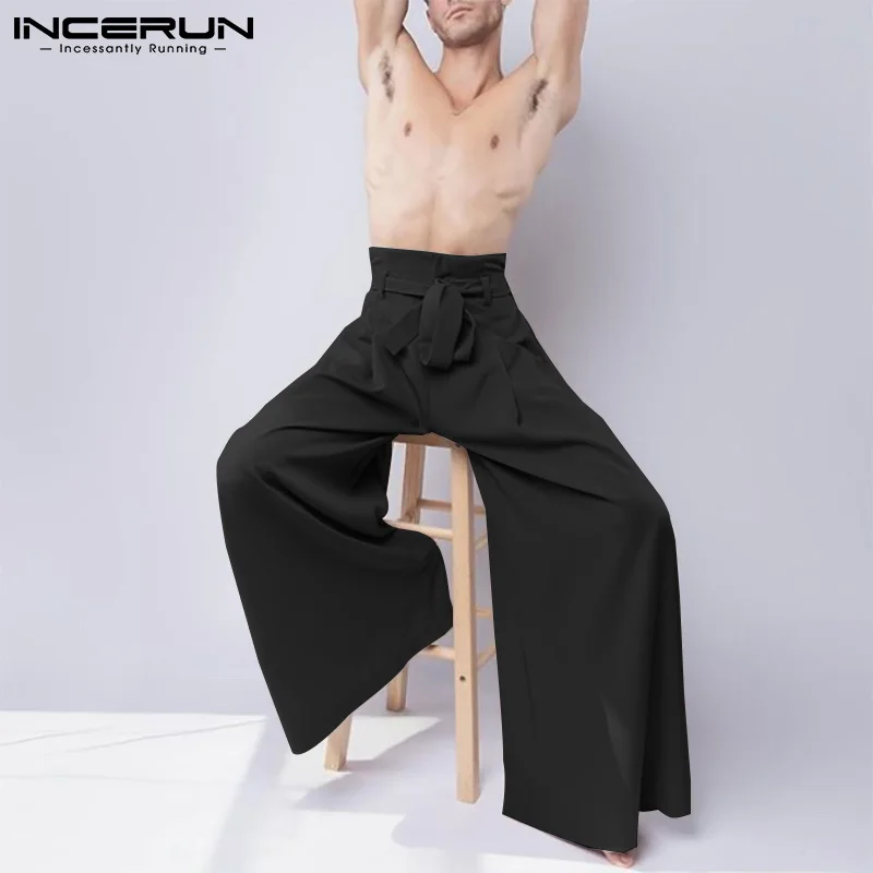 Men Casual Pants 2023 Joggers Lace Up Solid Color Wide Leg Trousers Streetwear Loose High Waist Leisure Pantalon Hombre INCERUN
Men Casual Pants 2023 Joggers Lace Up Solid Color Wide Leg Trousers Streetwear Loose High Waist Leisure Pantalon Hombre INCERUN