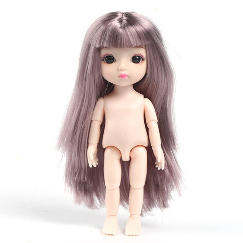 New 16cm Mini Doll 13 Joints Movable Body 3D Real Eyes Doll Girl Play House Toy Birthday Gift
New 16cm Mini Doll 13 Joints Movable Body 3D Real Eyes Doll Girl Play House Toy Birthday Gift