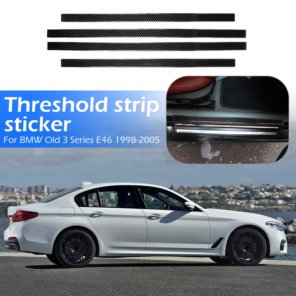 Carbon Fiber Car Styling Door Sill Trim Lightness and Portability No Space Occupy Cover Protector Strips for BMW E46 98-05
Carbon Fiber Car Styling Door Sill Trim Lightness and Portability No Space Occupy Cover Protector Strips for BMW E46 98-05