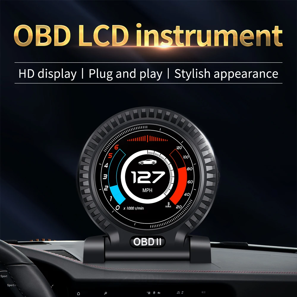 Автомобильный HUD-компьютер F10, OBD2 головной дисплей, Спидометр с сигнализацией об/мин двигателя, электронные аксессуары
Автомобильный HUD-компьютер F10, OBD2 головной дисплей, Спидометр с сигнализацией об/мин двигателя, электронные аксессуары