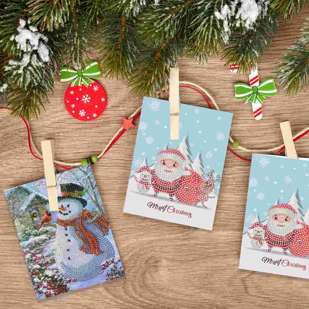 4 Sets Beautiful Premium Greeting Cards Christmas Cards Painting Cards for Gift Parents
4 Sets Beautiful Premium Greeting Cards Christmas Cards Painting Cards for Gift Parents