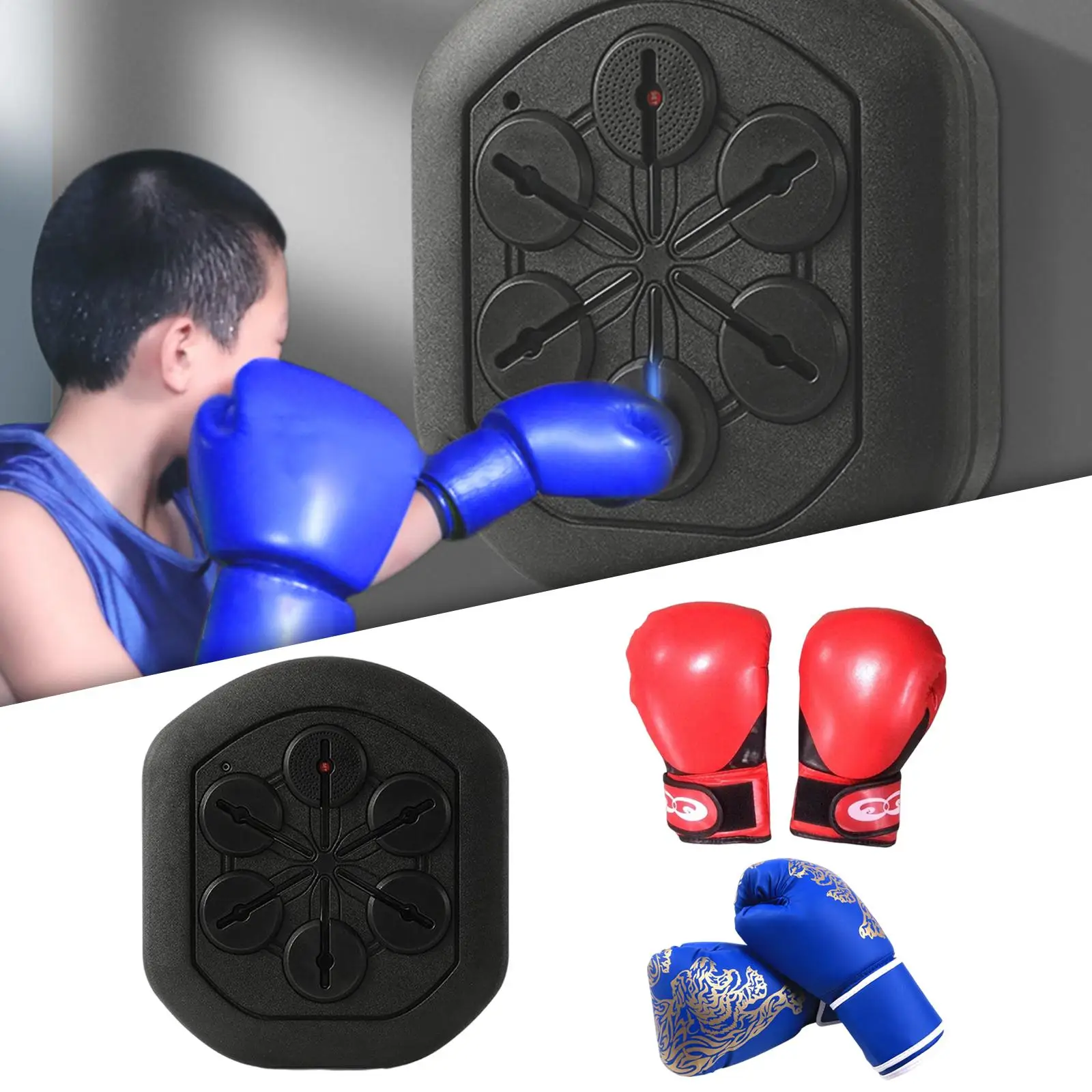 Electronic Music Boxing Wall Target Boxing Trainer Punching Pad Agility Training for Indoor Fitness Exercise Boxing Matches
Electronic Music Boxing Wall Target Boxing Trainer Punching Pad Agility Training for Indoor Fitness Exercise Boxing Matches