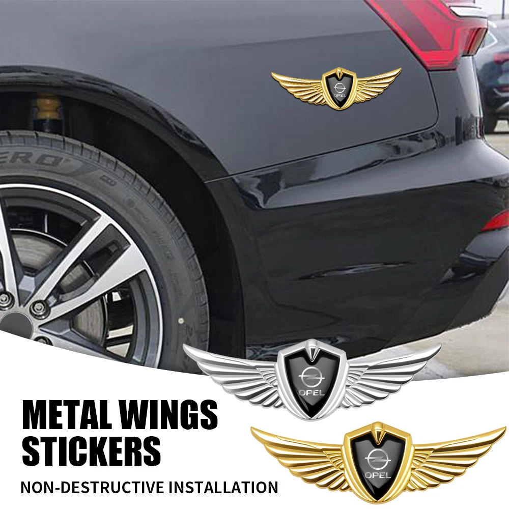 New Car Metal Sticker 3D Wing Side Mark Body Decoration Emblem for Opel Astra H G J Insignia Mokka Zafira Corsa Vectra C D Meriv
New Car Metal Sticker 3D Wing Side Mark Body Decoration Emblem for Opel Astra H G J Insignia Mokka Zafira Corsa Vectra C D Meriv