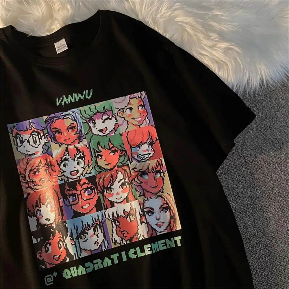 2022 Summer Cotton Goth Mosaic Anime Girl T Shirt Women Japan Kawaii Tees Tops Oversized Teens Plus Size Harajuku Fashion Mujer
2022 Summer Cotton Goth Mosaic Anime Girl T Shirt Women Japan Kawaii Tees Tops Oversized Teens Plus Size Harajuku Fashion Mujer