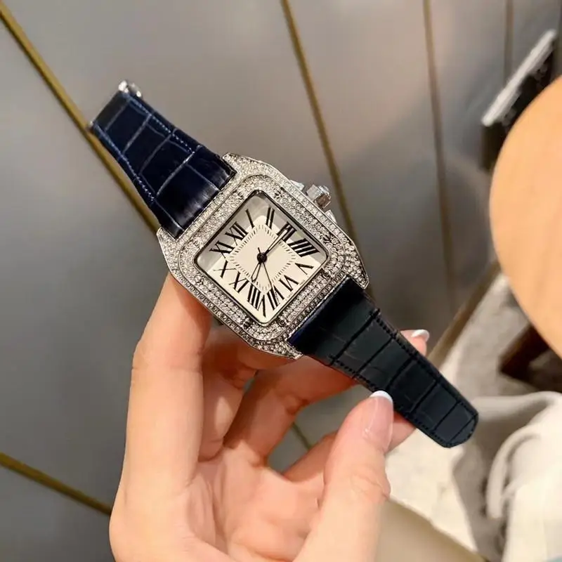 Часы наручные Santos Diamond Series Gmg женские, роскошные брендовые кварцевые с французским циферблатом, с кожаным ремешком
Часы наручные Santos Diamond Series Gmg женские, роскошные брендовые кварцевые с французским циферблатом, с кожаным ремешком
