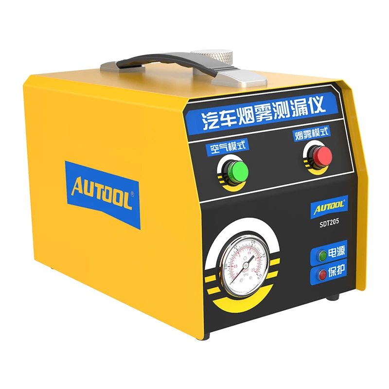 SDT205 Automotive Smoke Leak Detector Engine System EVAP Fault Detection Gas Leak Detector 12V Auto Repair
SDT205 Automotive Smoke Leak Detector Engine System EVAP Fault Detection Gas Leak Detector 12V Auto Repair