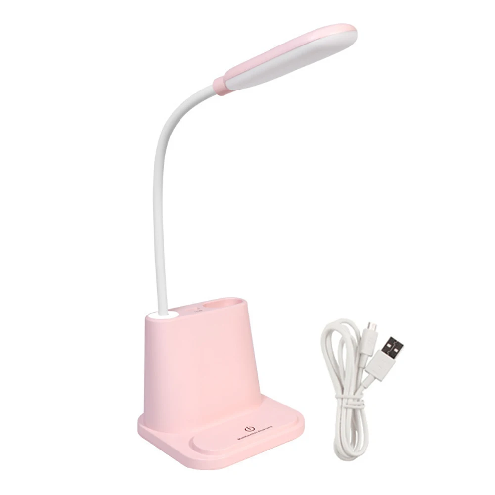 Bedroom Reading 360 Degree Hose LED Desk Lamp Cute Stepless Dimming USB Rechargeable With Pen Holder College Dorm 2 Color Modes
Bedroom Reading 360 Degree Hose LED Desk Lamp Cute Stepless Dimming USB Rechargeable With Pen Holder College Dorm 2 Color Modes