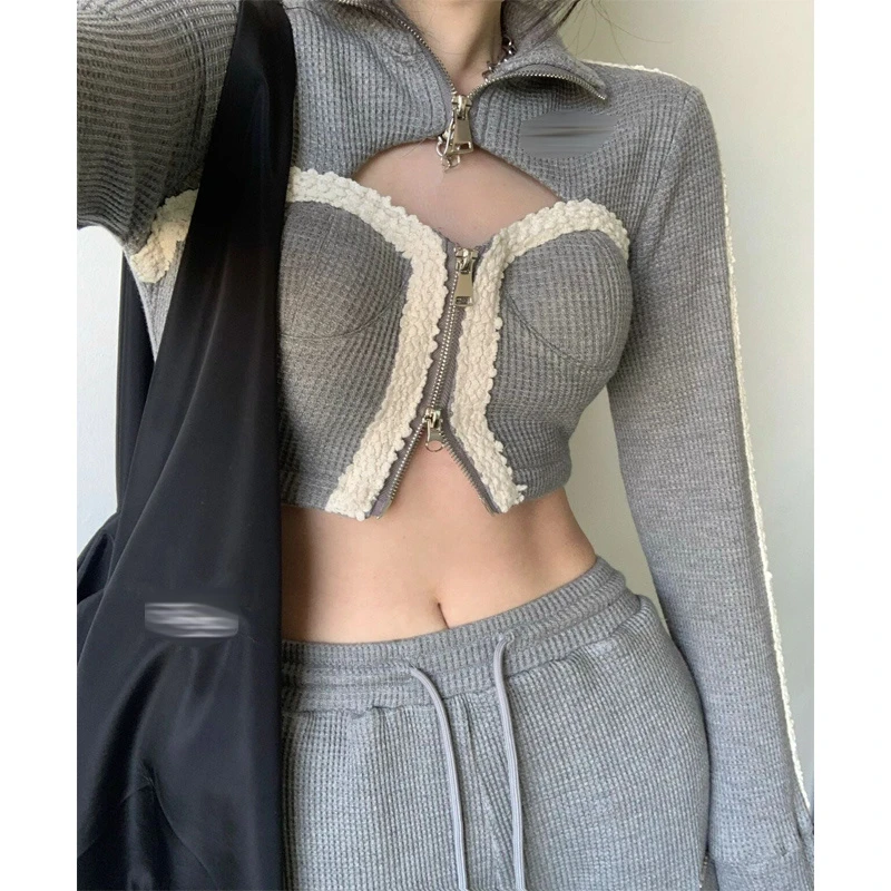 2022 Spring Hoodies Tracksuit Women Sport Outfit 2 Piece Set Y2k Crop Tops + Loosed Pants Outwear Jogging Pure Color Korean
2022 Spring Hoodies Tracksuit Women Sport Outfit 2 Piece Set Y2k Crop Tops + Loosed Pants Outwear Jogging Pure Color Korean