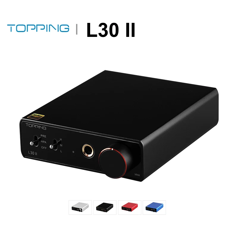 

TOPPING L30 II NFCA AMP Headphone Amplifier Preamp Application Hi-Res Audio 560mW×2 L30II 3 Gain Setting