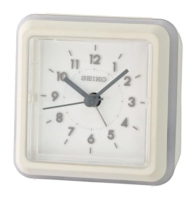 Luxurious White QHE182WLH Traditional Quartz Analog Bedside Alarm Clock - Perfect Home Decor Piece for Your Home.
Luxurious White QHE182WLH Traditional Quartz Analog Bedside Alarm Clock - Perfect Home Decor Piece for Your Home.