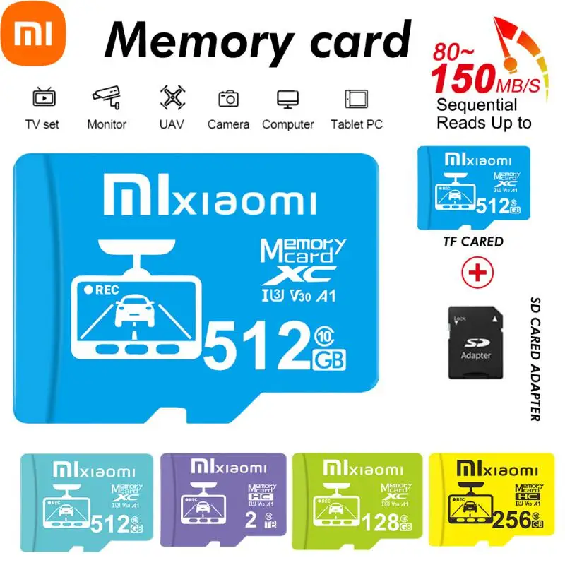 Карта памяти Xiaomi Micro TF Card 2 ТБ высокая скорость 1 ТБ 512 ГБ A1 V30 класс 10 мини хранилище данных с адаптером для телефона/камеры/игр
Карта памяти Xiaomi Micro TF Card 2 ТБ высокая скорость 1 ТБ 512 ГБ A1 V30 класс 10 мини хранилище данных с адаптером для телефона/камеры/игр