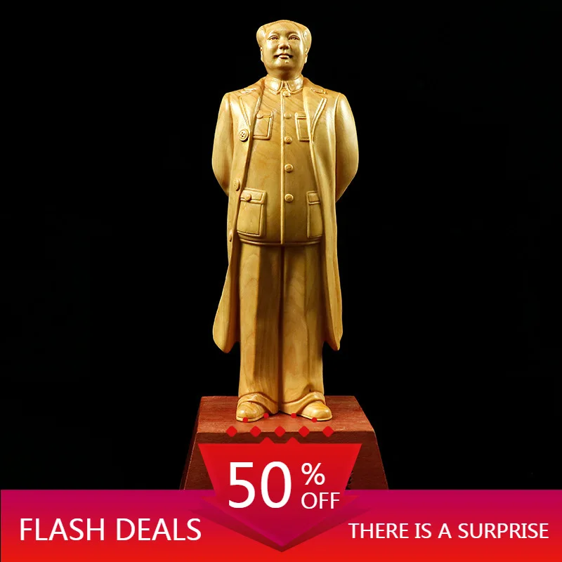 Boxwood Chairman Mao's Whole Body the Wooden Statue Home Carving Crafts Mao Zedong Car Ornaments
Boxwood Chairman Mao's Whole Body the Wooden Statue Home Carving Crafts Mao Zedong Car Ornaments
