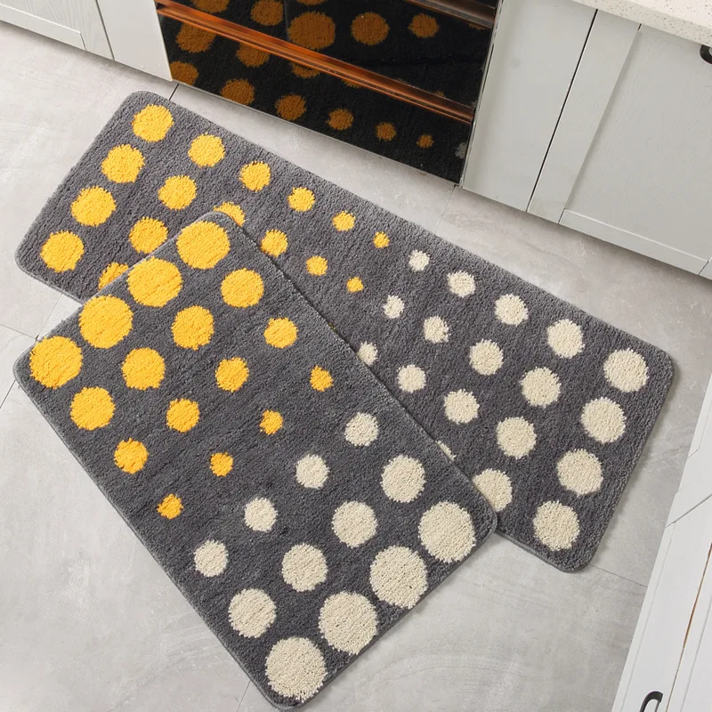 Dot Plush Thickened Floor Mat Bathroom Powerful Absorbent Bath Mat Living Room Kitchen Non-slip Floor Cover Anti-dust
Dot Plush Thickened Floor Mat Bathroom Powerful Absorbent Bath Mat Living Room Kitchen Non-slip Floor Cover Anti-dust