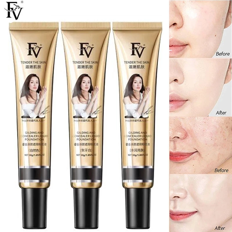 90g FV Brand Face Liquid Foundation Skin Matte Lightweight Oil Control Concealer Facial Blemish FV Concealer Long Lasting Makeup
90g FV Brand Face Liquid Foundation Skin Matte Lightweight Oil Control Concealer Facial Blemish FV Concealer Long Lasting Makeup