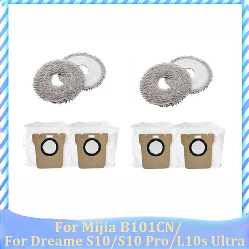 Мешок для пыли, тряпочка для Mijia B101CN/ Dreame S10/S10 Pro/ L10S, сменная насадка для робота-пылесоса Ultra
Мешок для пыли, тряпочка для Mijia B101CN/ Dreame S10/S10 Pro/ L10S, сменная насадка для робота-пылесоса Ultra