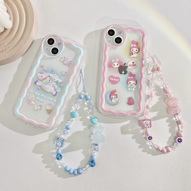 Sanrio My Melody Cinnamoroll with bracelet Phone Cases For iPhone 13 12 11 Pro Max XR XS MAX X Back Cover
Sanrio My Melody Cinnamoroll with bracelet Phone Cases For iPhone 13 12 11 Pro Max XR XS MAX X Back Cover