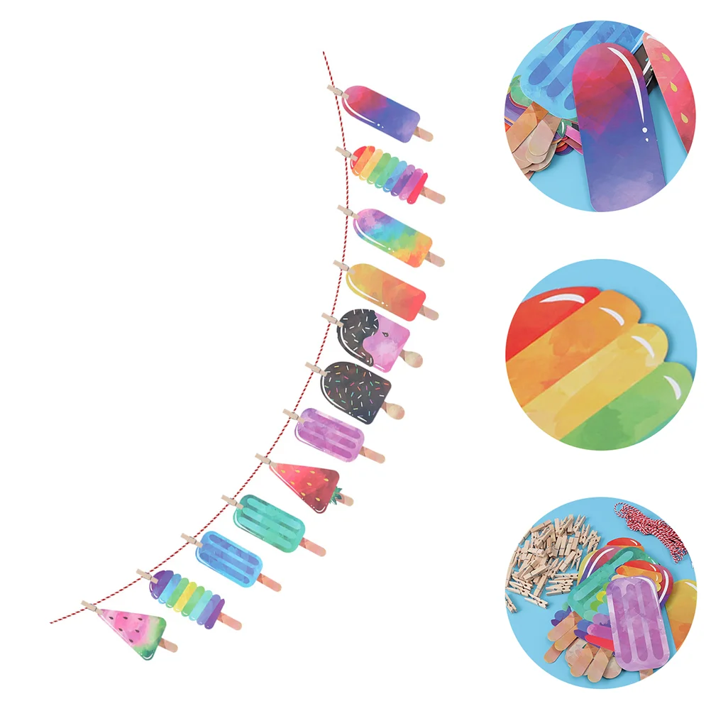 Infant Bunting Ice Cream Party Garland Baby Banner Decor Signs Streamer Hanging Flags Paper
Infant Bunting Ice Cream Party Garland Baby Banner Decor Signs Streamer Hanging Flags Paper