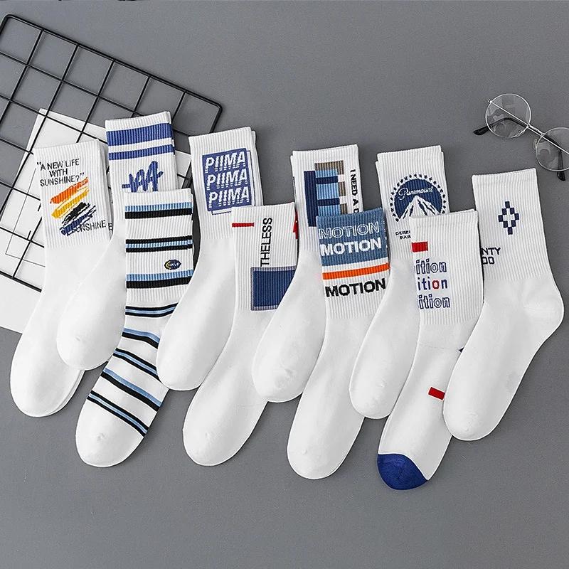Fashion Student Couple Stockings White Cotton Socks Mid-tube Sports Socks Summer Men's Socks Cycling Socks Wholesale Size
Fashion Student Couple Stockings White Cotton Socks Mid-tube Sports Socks Summer Men's Socks Cycling Socks Wholesale Size