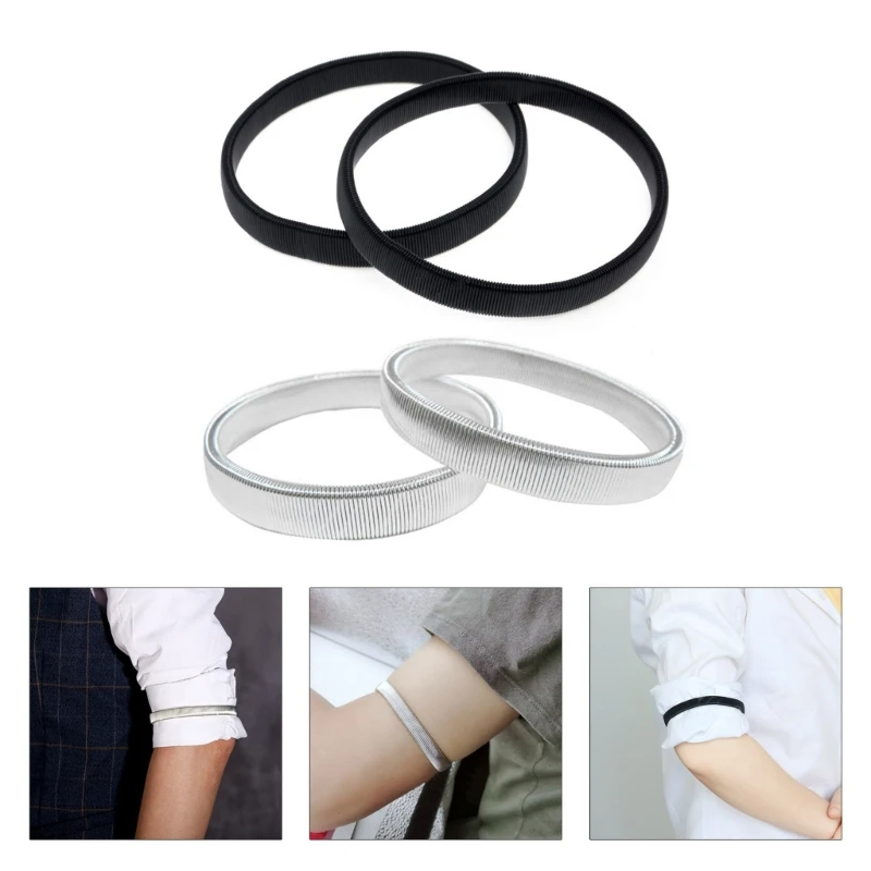2pcs Metal Armband Simple Upper Arm Cuff Elastic Shirt Sleeve Holder Bracelet Nightclub Accessory for Adult Multi-color
2pcs Metal Armband Simple Upper Arm Cuff Elastic Shirt Sleeve Holder Bracelet Nightclub Accessory for Adult Multi-color