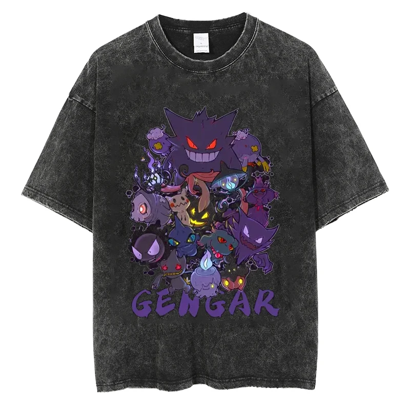 Summer Men Hip Hop Streetwear Anime Cartoon Pokemon Gengar Print T Shirt Retro Harajuku Tshirt Loose Cotton Washed Tops Tees
Summer Men Hip Hop Streetwear Anime Cartoon Pokemon Gengar Print T Shirt Retro Harajuku Tshirt Loose Cotton Washed Tops Tees