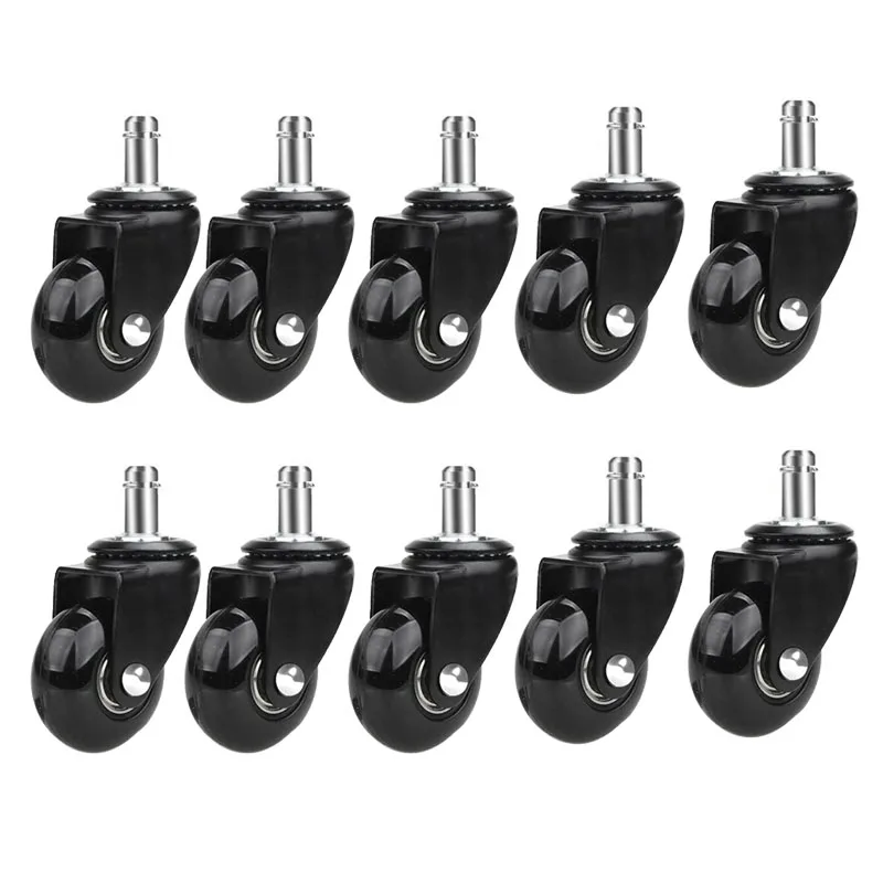 Office Chair Caster Replacement, 2Inch Desk Chair Casters Rolling Smooth Safe, Fit Most Chairs Set Of 10
Office Chair Caster Replacement, 2Inch Desk Chair Casters Rolling Smooth Safe, Fit Most Chairs Set Of 10