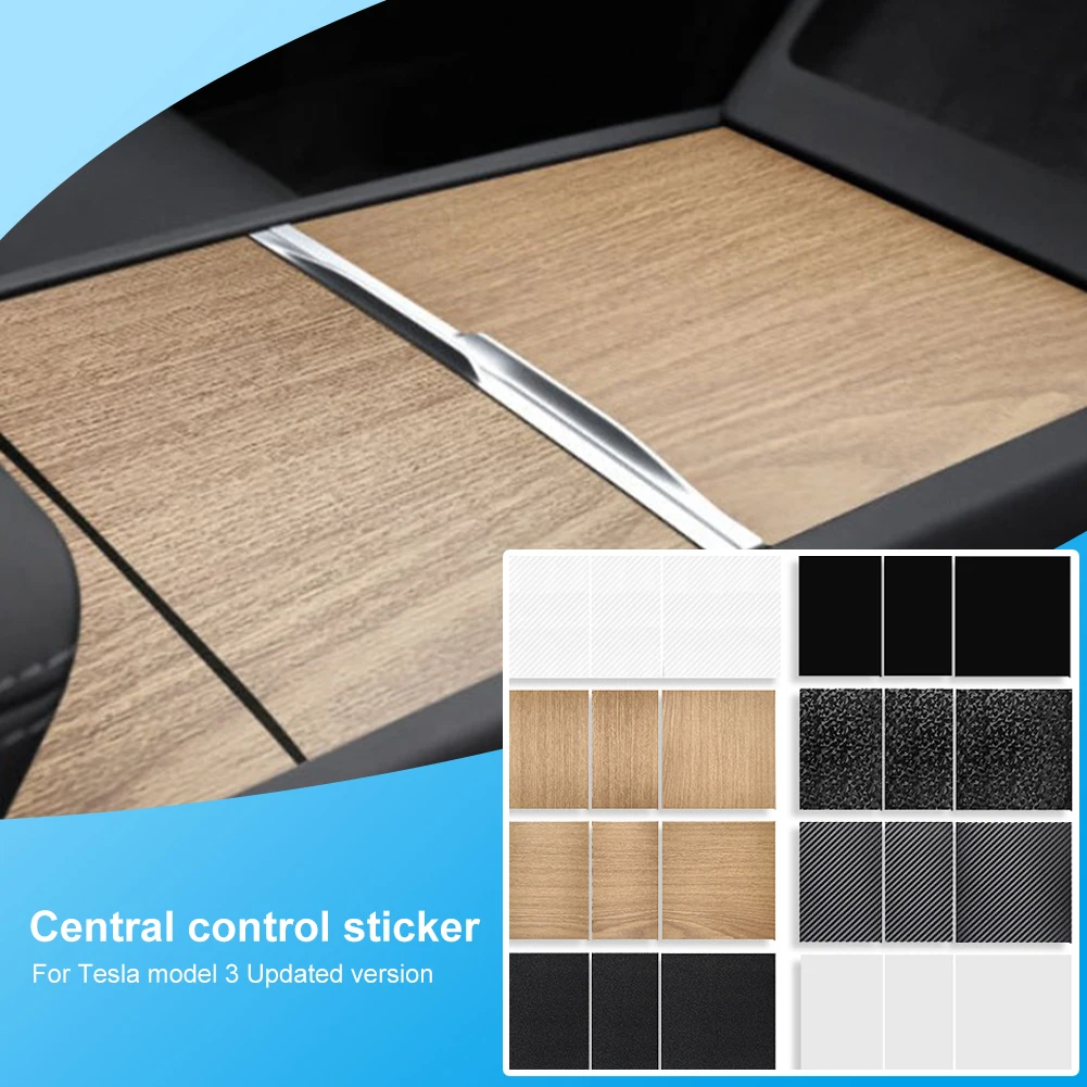 Suitable For Tesla Model 3 2023-2024 Car Center Control Panel Wood Grain Sticker Decorative Protection Decal Car Accessories
Suitable For Tesla Model 3 2023-2024 Car Center Control Panel Wood Grain Sticker Decorative Protection Decal Car Accessories