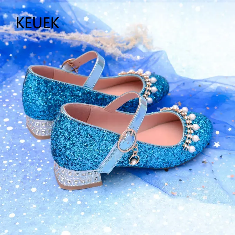 New Girls Crystal Shoes Children Rhinestone High Heels Princess Leather Shoes Kids Baby Performance Dress Dance Moccasins 03A
New Girls Crystal Shoes Children Rhinestone High Heels Princess Leather Shoes Kids Baby Performance Dress Dance Moccasins 03A