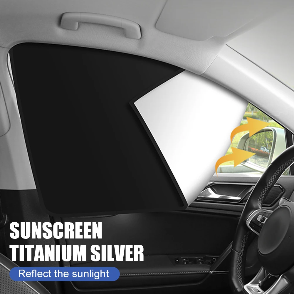 Universal Magnetic Car Sunshade Reflective Silver Cloth Sunscreen Front Rear Window Shade Cover Summer Window Curtain Sun Visor
Universal Magnetic Car Sunshade Reflective Silver Cloth Sunscreen Front Rear Window Shade Cover Summer Window Curtain Sun Visor