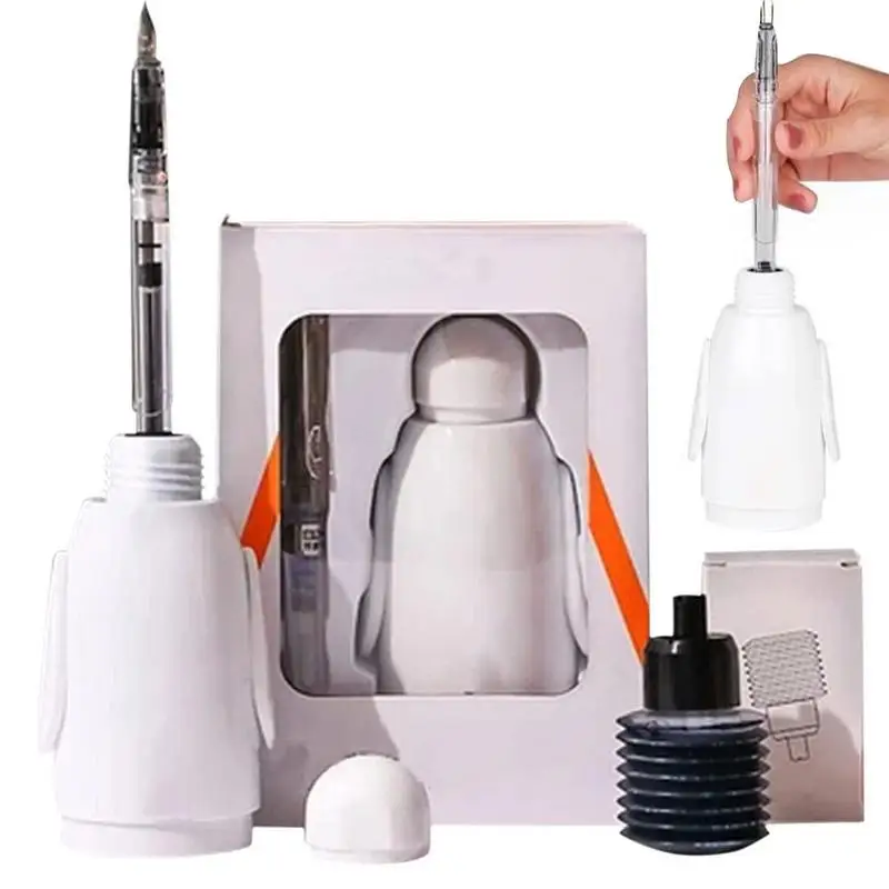 Autofill Ink Pen Calligraphy Pen 1s Automatic Ink In Fountain Pen With Smart Ink Absorber Not Dirty Hands For Calligraphy
Autofill Ink Pen Calligraphy Pen 1s Automatic Ink In Fountain Pen With Smart Ink Absorber Not Dirty Hands For Calligraphy