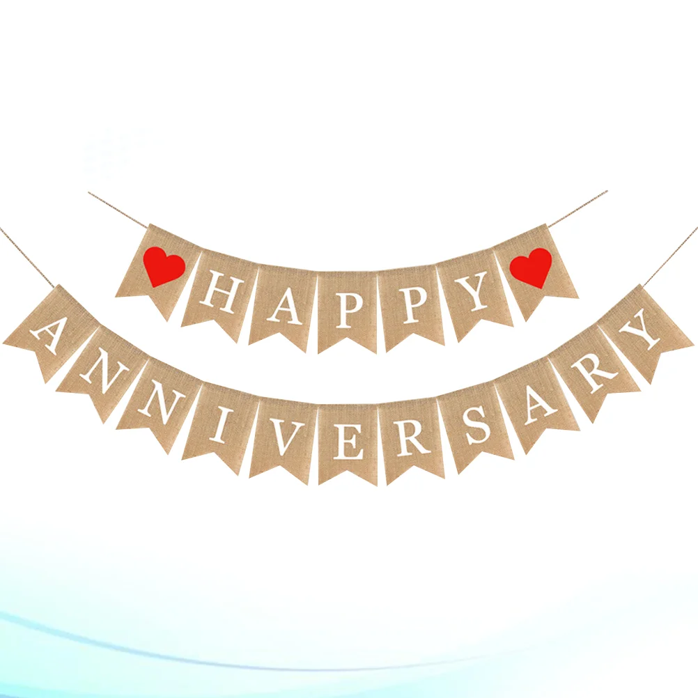 Wedding Burlap Banner happy anniversary Vintage Pennant Flag Decorative Rustic Bunting Garland for Wedding Anniversary
Wedding Burlap Banner happy anniversary Vintage Pennant Flag Decorative Rustic Bunting Garland for Wedding Anniversary
