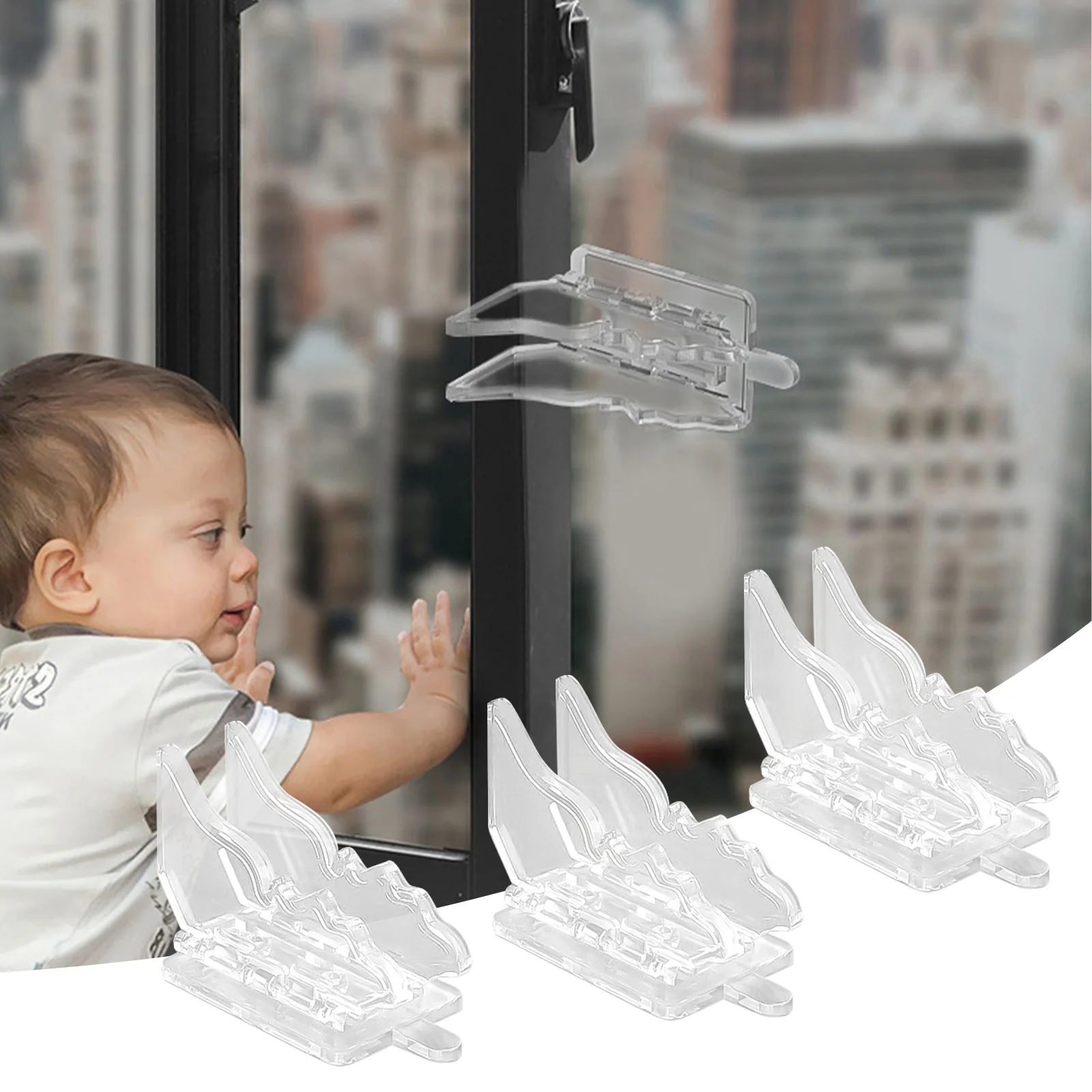 3pcs Child Safety Window Limit Lock Home Sliding Door Stopper Kids Security Protection For Prevent Open Window Transparent Locks
3pcs Child Safety Window Limit Lock Home Sliding Door Stopper Kids Security Protection For Prevent Open Window Transparent Locks
