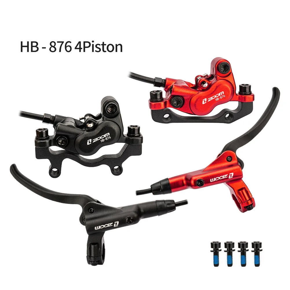 HB876 Four-Piston Oil Brake Mountain Bike Front And Rear 4 Piston Oil Disc Brake Aluminum Alloy Integrated Oil Cylinder Bicycle
HB876 Four-Piston Oil Brake Mountain Bike Front And Rear 4 Piston Oil Disc Brake Aluminum Alloy Integrated Oil Cylinder Bicycle