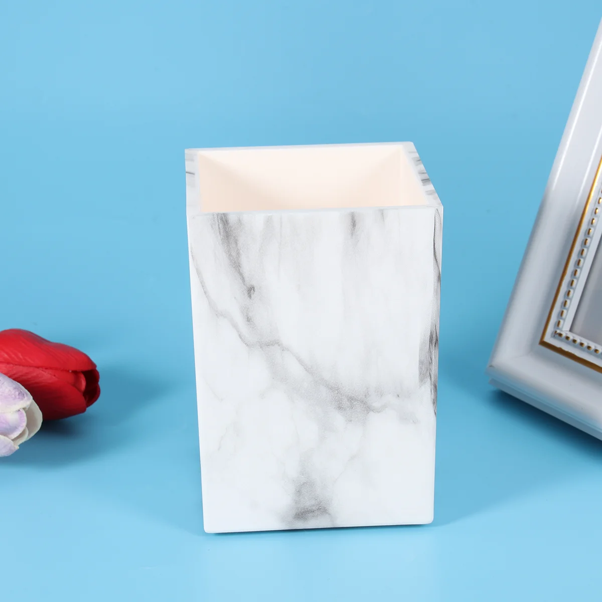 Pen Desk Holder Organizer Cups Brush Makeup Ceramic Desktop Marbling Cup Functional Marble Container Storage Geometric Hexagonal
Pen Desk Holder Organizer Cups Brush Makeup Ceramic Desktop Marbling Cup Functional Marble Container Storage Geometric Hexagonal
