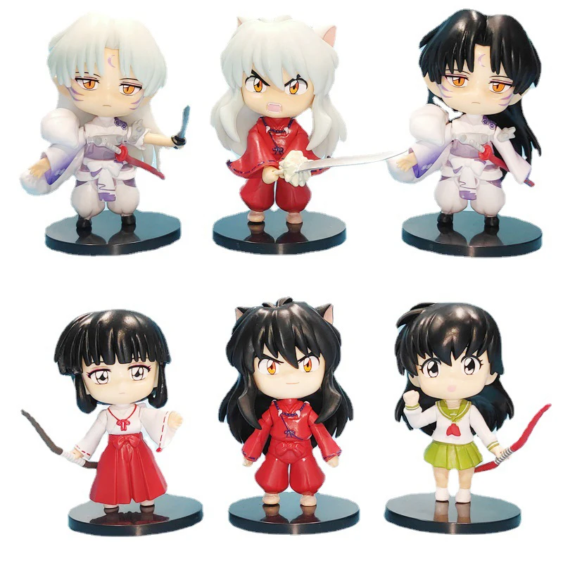 Аниме-фигурка Inuyasha, 6 шт./компл., 10 см, версия Q, монстр, Серебряные длинные волосы, красный костюм, модель куклы, игрушка, подарок, собирать Упак...
Аниме-фигурка Inuyasha, 6 шт./компл., 10 см, версия Q, монстр, Серебряные длинные волосы, красный костюм, модель куклы, игрушка, подарок, собирать Упак...
