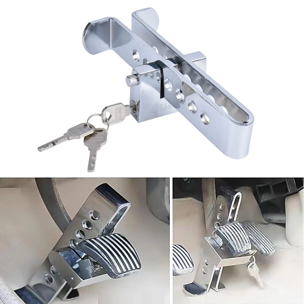 Car Lock Auto Universal 7 Holes Brake Pedal Lock Security Steel Anti-Theft Tool Throttle Accelerator Pedal Lock Car Clutch Lock
Car Lock Auto Universal 7 Holes Brake Pedal Lock Security Steel Anti-Theft Tool Throttle Accelerator Pedal Lock Car Clutch Lock