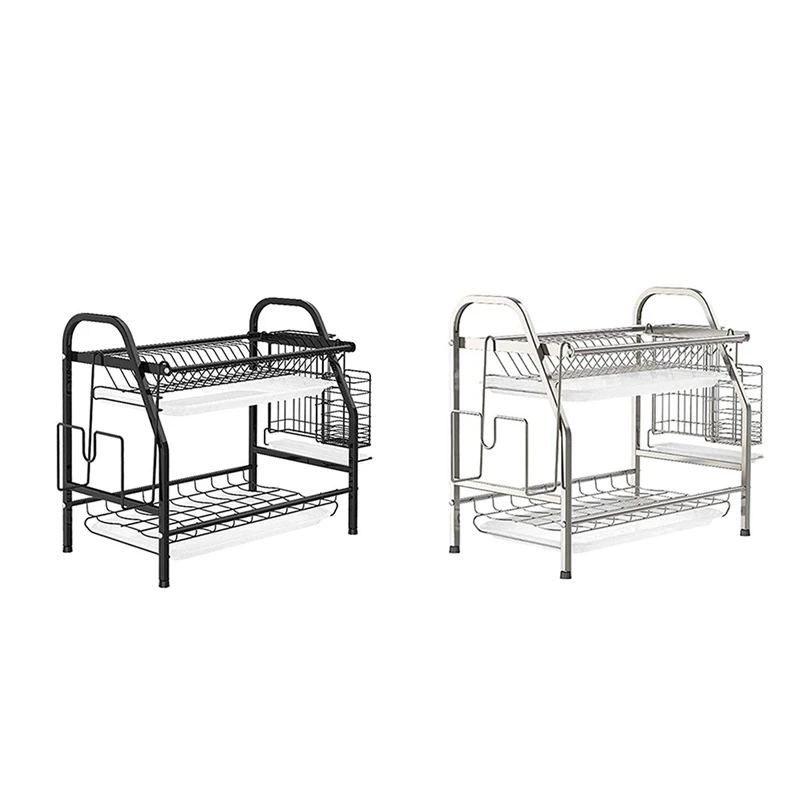 Dish Drying Racks, Stainless Steel Dish Rack Dish Drainer Kitchen Organizer For Countertop Accessories
Dish Drying Racks, Stainless Steel Dish Rack Dish Drainer Kitchen Organizer For Countertop Accessories