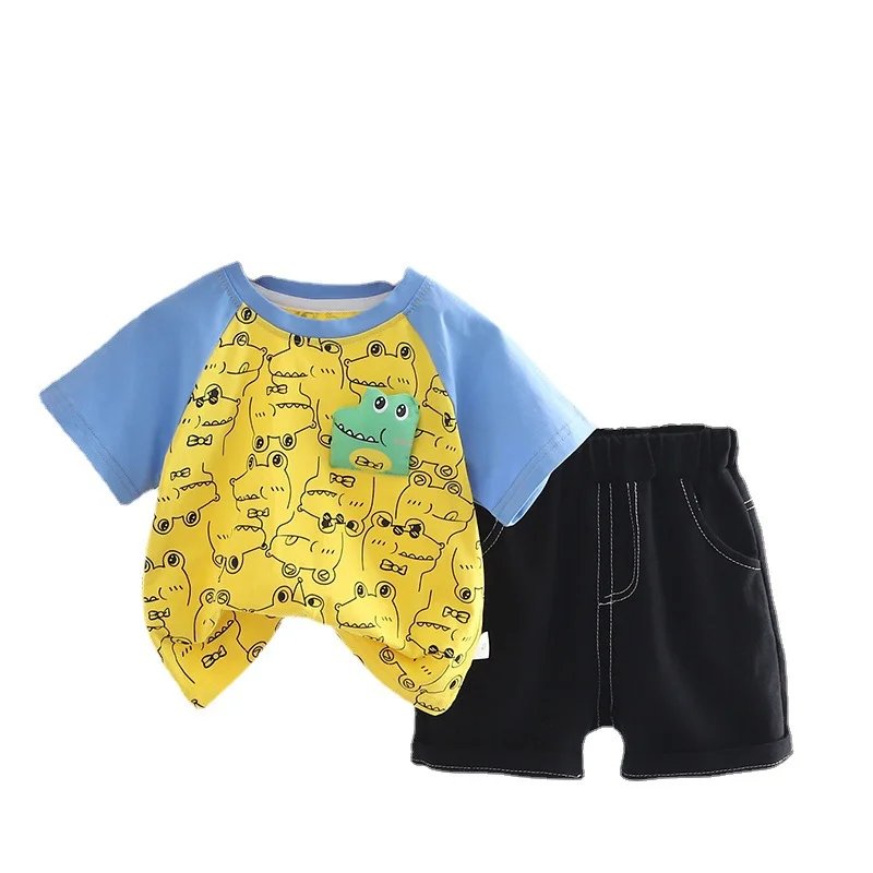 New Summer Baby Girls Clothes Suit Children Boys Fashion Cartoon T-Shirt Shorts 2Pcs/Sets Toddler Casual Costume Kids Tracksuits
New Summer Baby Girls Clothes Suit Children Boys Fashion Cartoon T-Shirt Shorts 2Pcs/Sets Toddler Casual Costume Kids Tracksuits